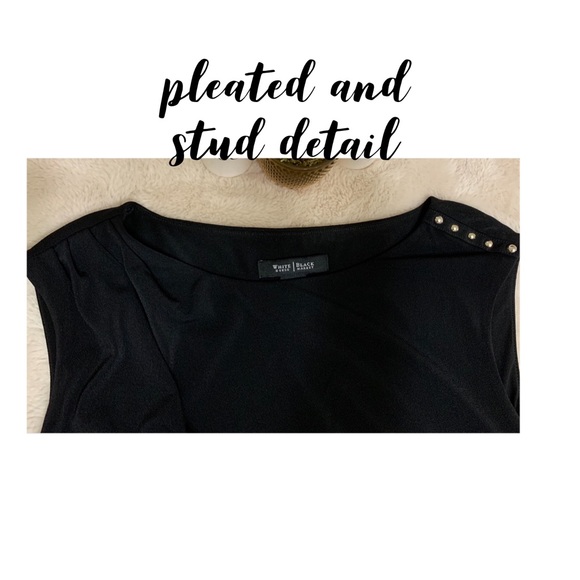 White House Black Market Sleeveless Blouse - Picture 2 of 3